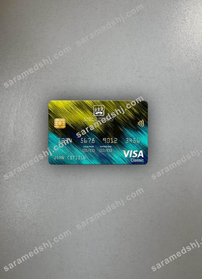 San Marino Cassa di Risparmio bank visa classic card photolook front